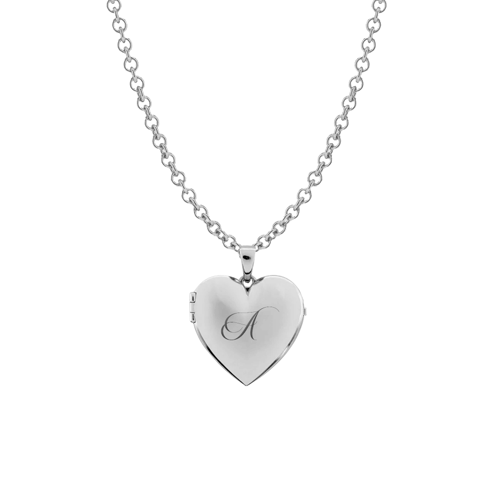 The Little Keepsake Heart Locket — Sterling Silver