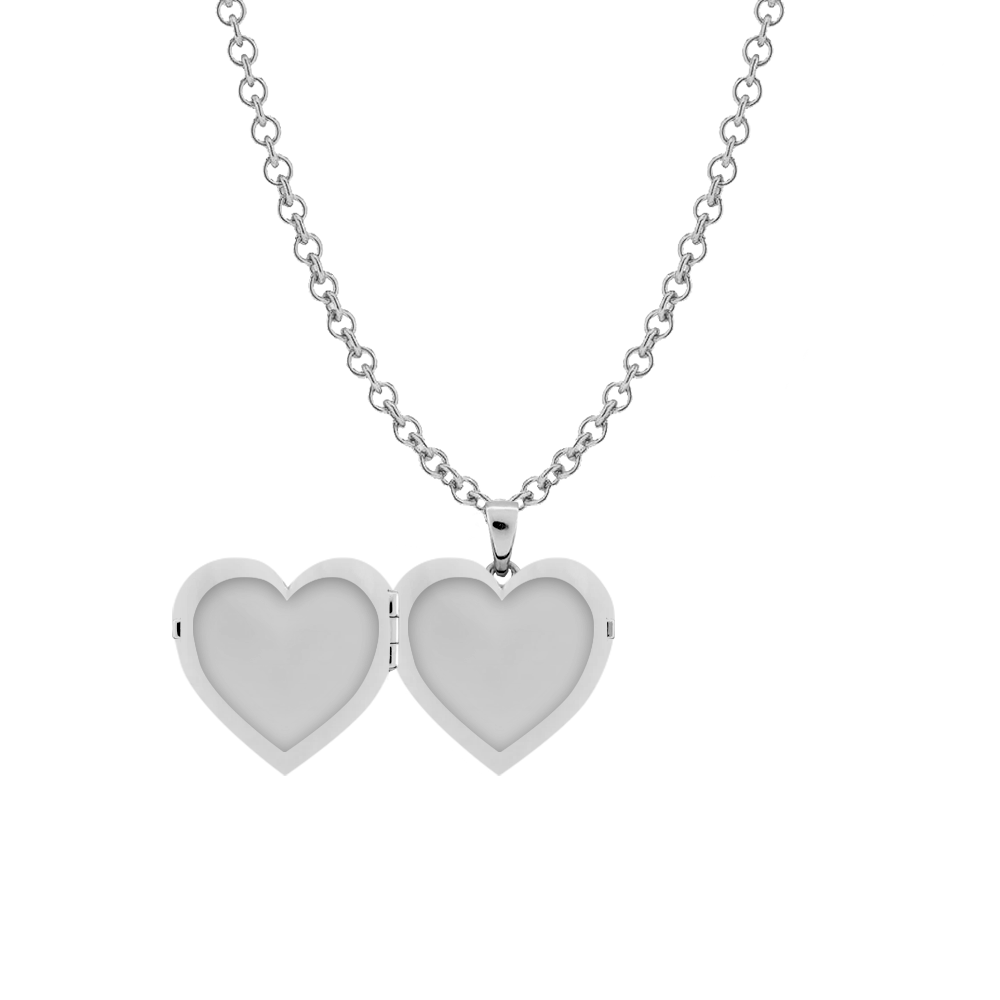 The Little Keepsake Heart Locket — Sterling Silver
