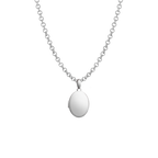 The Echo Oval Locket in Silver