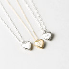Louis Heart Locket Necklace in 925K sterling Silver - Roro Arabia -
